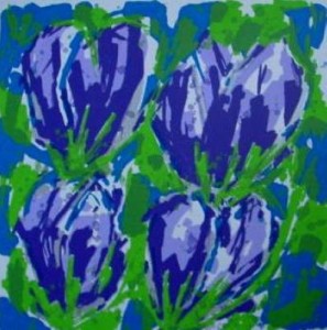Tulpen Paars (70x70)
