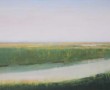 rivier in landschap Kunstwerk rivier in landschap