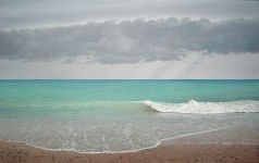 Blauwe zee, grijzelucht (99) Blauwe zee, grijzelucht (99)