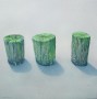 (94) 3 paaltjes op het strand Kunstwerk (94) 3 paaltjes op het strand