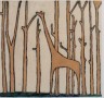Zarafa (okeren achtergrond) Kunstwerk Zarafa (okeren achtergrond)