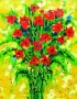 ~ Wildboeket - acrylverf op linnen - (100x80) ~ Kunstwerk ~ Wildboeket - acrylverf op linnen - (100x80) ~