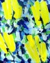 Kunstwerk ~ 4 Gele Tulpen - acrylverf op linnen - (100x80) ~