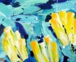 ~ 3 Gele Tulpen - acrylverf op linnen - (50x70) ~ Kunstwerk ~ 3 Gele Tulpen - acrylverf op linnen - (50x70) ~
