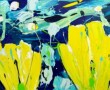 Kunstwerk ~ 2 Gele Tulpen - acrylverf op linnen - (40x60) ~