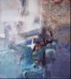 Compositie met blauw Kunstwerk Compositie met blauw