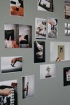 Is important, view of wall with photographs. Is important, view of wall with photographs.