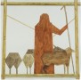 Houten Herder Kunstwerk Houten Herder