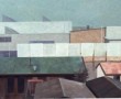 Uitzicht uit atelier Kunstwerk Uitzicht uit atelier