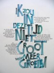 Niet groot meer Niet groot meer