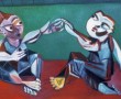 onder de tafel Kunstwerk onder de tafel