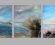 Waal in februari, triptiek Kunstwerk Waal in februari, triptiek