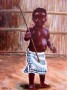 Afrikaans Peutertje Kunstwerk Afrikaans Peutertje