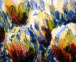 witte tulpen, extra groot Kunstwerk witte tulpen, extra groot