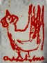 ~ Kip - olieverf op papier (40x30) ~ Kunstwerk ~ Kip - olieverf op papier (40x30) ~