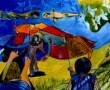 Laten we samen gaan vliegen Kunstwerk Laten we samen gaan vliegen
