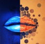 Mond Kunstwerk Mond