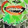 Lach met rode peper Kunstwerk Lach met rode peper