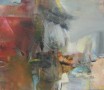 Avond met rood Kunstwerk Avond met rood