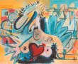 Verliefde engel Kunstwerk Verliefde engel