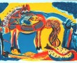 paardvis Kunstwerk paardvis