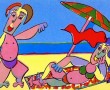 Strandverleiding Kunstwerk Strandverleiding