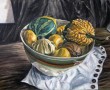 sierfruit in kom Kunstwerk sierfruit in kom