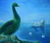 Gouden Gans Kunstwerk Gouden Gans