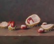 Stilleven met kastanjes Kunstwerk Stilleven met kastanjes