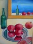 Stilleven met granaatappelen Kunstwerk Stilleven met granaatappelen