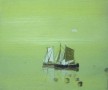 Vroege voorjaarsvissers Kunstwerk Vroege voorjaarsvissers