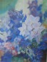 soft blue Kunstwerk soft blue