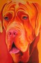 Gele Mastino Kunstwerk Gele Mastino