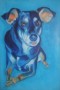 Blue Elvis Kunstwerk Blue Elvis