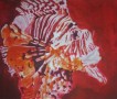 Red Lionfish Kunstwerk Red Lionfish
