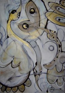 Witte pauwe Witte pauwe