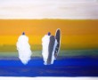 The blue planet-angels Kunstwerk The blue planet-angels