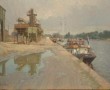 werkkade Rijn bij Arnhem Kunstwerk werkkade Rijn bij Arnhem