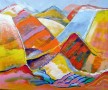 Berglandschap 4 Kunstwerk Berglandschap 4