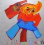 Een met paard Kunstwerk Een met paard