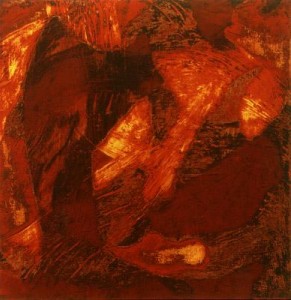 Untitled (red, orange)