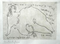 ~ Vrouw met salm (40x54) ~ ~ Vrouw met salm (40x54) ~