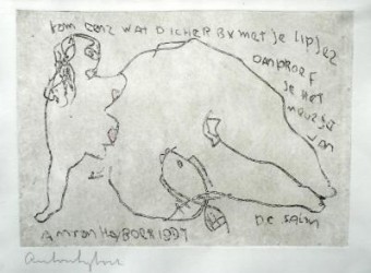 ~ Vrouw met salm (40x54) ~ ~ Vrouw met salm (40x54) ~