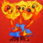 Drie gezichten Kunstwerk Drie gezichten