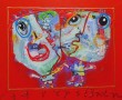 Hevig praten Kunstwerk Hevig praten