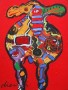 ketchup cow Kunstwerk ketchup cow