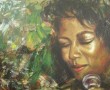 Jazz Art - Denise in green Kunstwerk Jazz Art - Denise in green