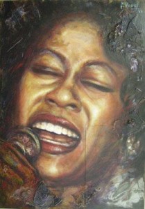Jazz Art - Denise in black Jazz Art - Denise in black