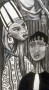 two african women Kunstwerk two african women