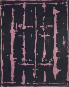 houtsnede(violet op zwart) houtsnede(violet op zwart)